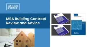 Master Builders Contract Review and Advice NSW